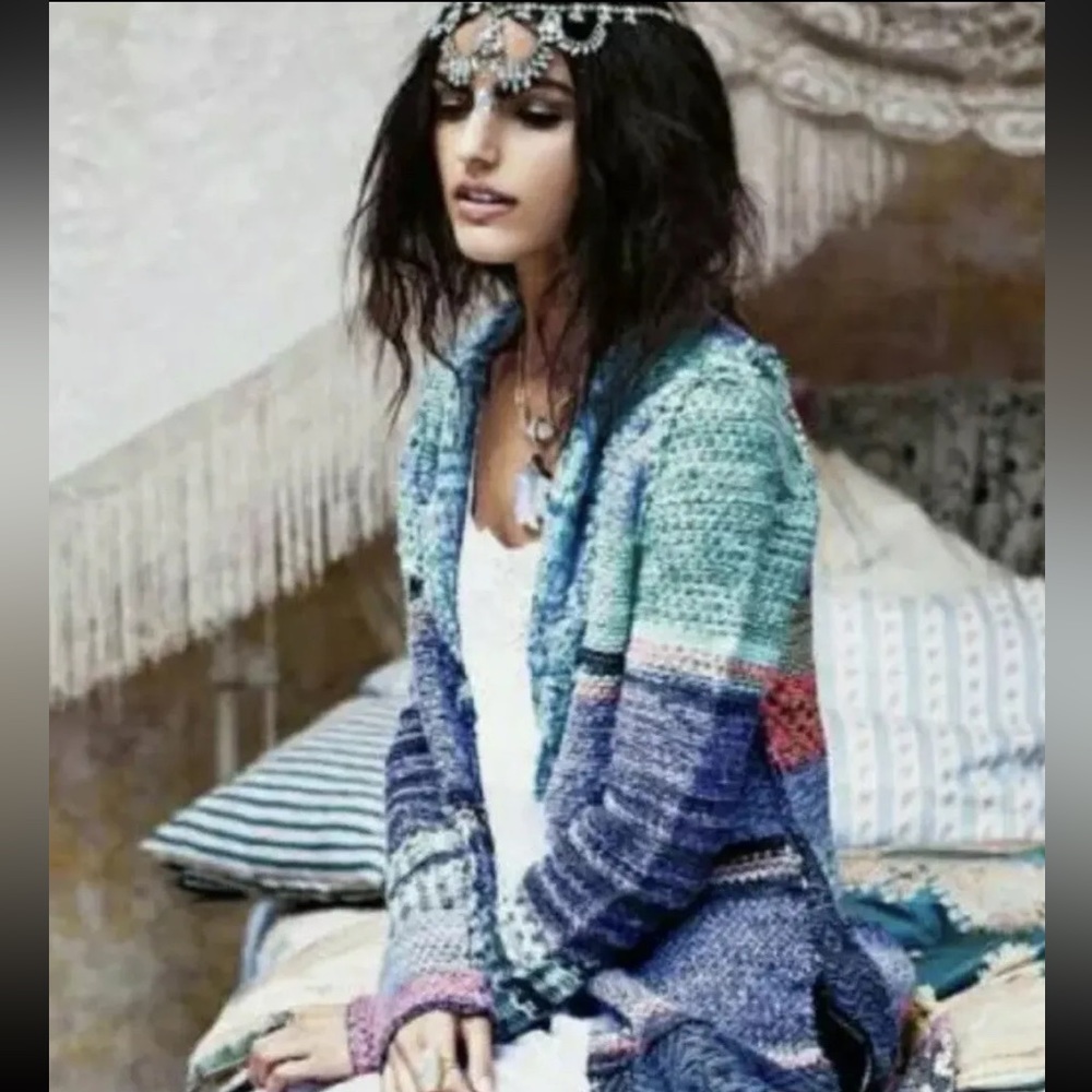 Free People Rock Candy Kryptonite cardigan